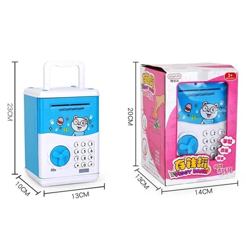 Piggy bank with password
