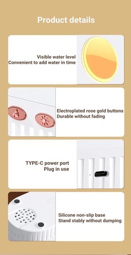 Aromatic Humidifier Flame Lighting