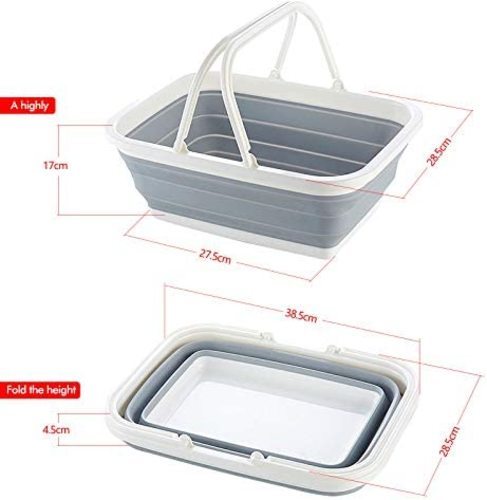 Foldable Shopping Basket with Handle