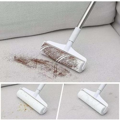 Lint and Hair Sticky Sweeper with Extendable Handle