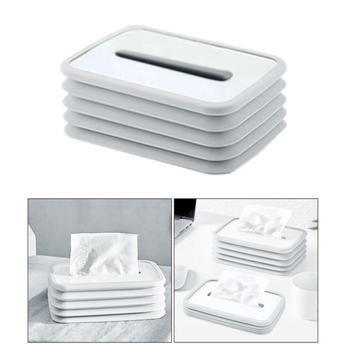 Tissue Box Silicone Collapsible