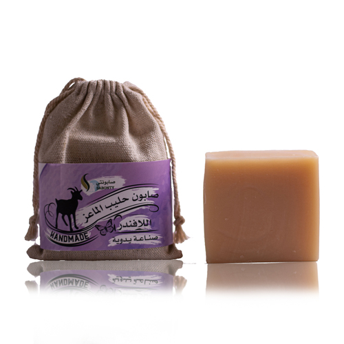 Sabonaty - Lavander Goat Milk Soap - Natural soap made from fresh goat's milk and olive oil contains alpha hydroxy acids that are found in goat's milk.
 Which in turn helps remove dead cells on the surface of the skin and keeps skin cells regenerating, making them look softer and fresher. ... It fits the sensitive skin. free of any chemical additives Free of slse,sls Lavender perfume ... Weight 100 grams