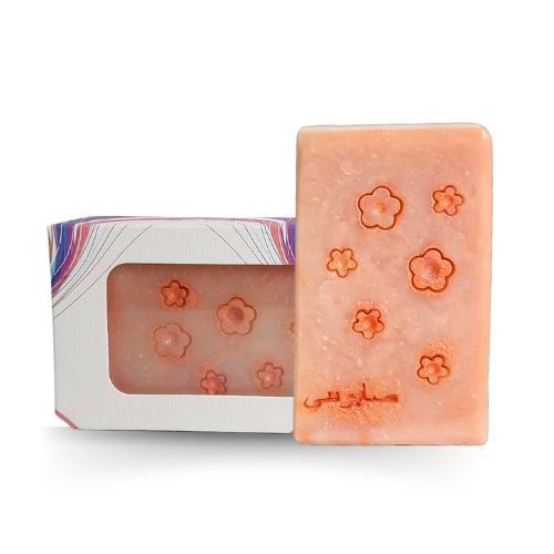 Sabonaty - Orange Blossom & Honey soap - Natural soap, With the scent of orange blossoms and honey extract...a nice refreshing scent for daily use.  Glycerin soap is considered the most moisturizing type of soap. It cleanses the skin gently and effectively and helps your skin to be healthy and radiant. We work to select the best ingredients Handmade from natural oils with natural honey and vegetable glycerin,, Weight 100 grams Ingredients: Water. Honey. Vegetable glycerin. Stearic wax, almond oil, coconut oil, soybean oil, palm oil, sodium hydroxide. Essential oil