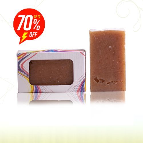 Sabonaty - Chamomile  Soap - Contains a combination of natural plant oils and chamomile powder Gives the skin the right hydration by cleaning it softly, giving it vitality and freshness.
 Gentle peeling and thick foam
 Soap weight: 100 grams
 Natural safe ingredients  Free of brabin.  Sodium Laureth SULFATE (SLS)