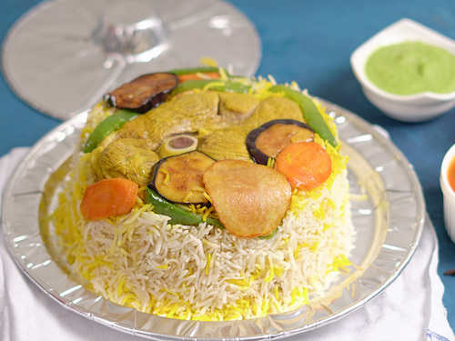 مقلوبة لحم عربى