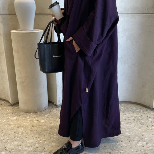 linen abaya
