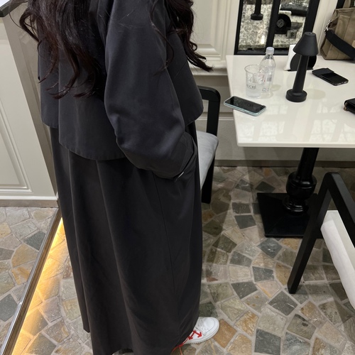 trench coat jeans