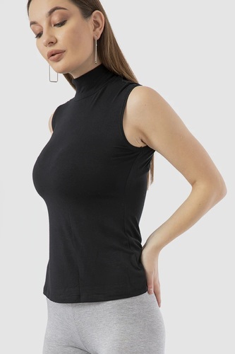 High Neck Sleeveless Top