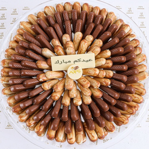 STICK CHOCO TRAY - BIG SIZE  Salted Caramel, Pralinosa, Crunchy Pistachio STICK CRUNCHY-82 PIECES WHITE MARBLE - 146 PIECES  228 PIECES OR 1.565 KILO SMALL SIZE  WHITE MARBLE - 100 PCS  STICK CRUNCHY - 58 PCS  1.085 KG