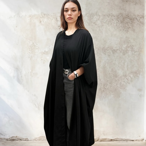 THE EASY BISHT - FREE SIZE