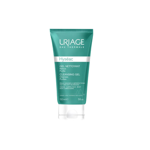 HYSEAC CLEANSING GEL 150ml - Oil-Reducing Cleanser for Oily and Combination Skin Indications for use:Removes 99% of oils, dirt, and makeup without drying out your skin. Exfoliates dead skin cells to purify pores. Maintains skin hydration and softness. Suitable for teenagers and adults with oily, combination, or acne-prone skin.How to use:Massage a small amount onto damp skin, then rinse with water. Non-comedogenic (won't clog pores). Ideal for oily and combination skin.Let me know if you need any adjustments!