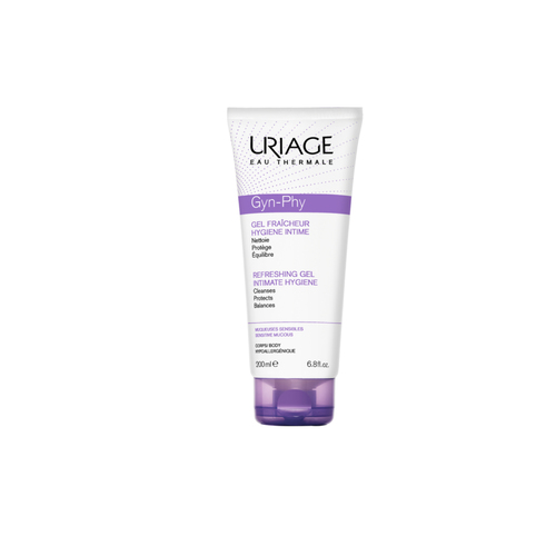 GYN PHY 200ml - Cleansing Gel for Intimate Areas A soap-free formula that is completely safe for girls, married women, and even children from the age of 4. It features a refreshing and gentle fragrance that gives a clean feeling while maintaining the pH balance of the intimate area. It protects the area from harmful bacteria while preserving the beneficial bacteria. How to use:
Uriage Intimate Cleanser should be used 2 to 3 times a week, no more than that, to avoid reverse results.
The perfect feminine cleanser. Safe for pregnant women.