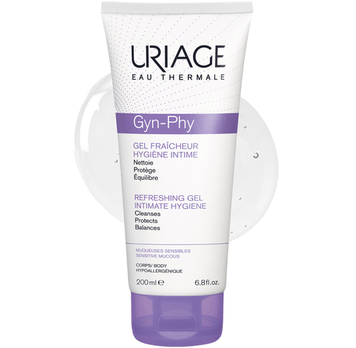 GYN PHY 200ml - Cleansing Gel for Intimate Areas A soap-free formula that is completely safe for girls, married women, and even children from the age of 4. It features a refreshing and gentle fragrance that gives a clean feeling while maintaining the pH balance of the intimate area. It protects the area from harmful bacteria while preserving the beneficial bacteria. How to use:
Uriage Intimate Cleanser should be used 2 to 3 times a week, no more than that, to avoid reverse results.
The perfect feminine cleanser. Safe for pregnant women.
