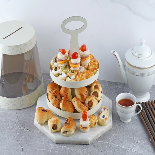 Mini mix tower pastries