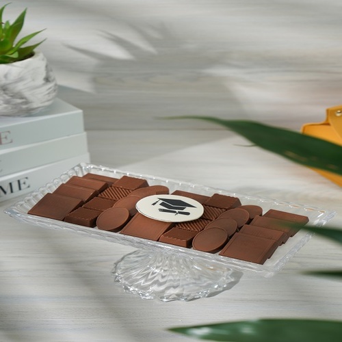 Luxury Belgian Chocolate Glass Graduation No 5
