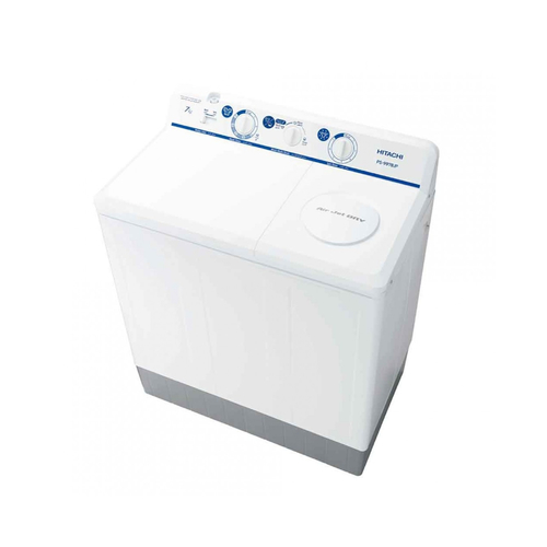 Hitachi washing machine, size 7 kg, dryer capacity 4 kg - Product details:Hitachi washing machine 7 kgDrying capacity 4 kgWashing time 20 minutes, drying time 7 minutes- Opaque top cover, wind drying systemAnti-lint filter- Number of water outlets 1- Stainless steel basin- One year comprehensive warranty + 10 years for the motor- High quality