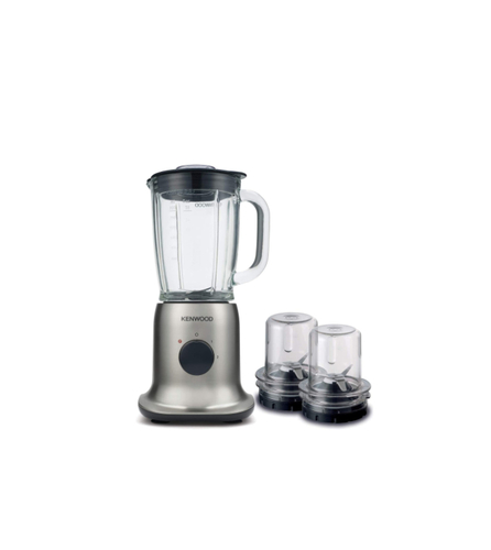 Electro House  - Kenwood blender + 2 grinder - Product details: - Kenwood blender + 2 grinders - Power: 350W - Colour: Silver Speeds: 2 Capacity: 1 liter Weight: 2.99 kilos It has an ice crushing feature - Easy to clean - One year comprehensive warranty