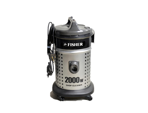 Fisher Vacuum Cleaner Power 2000 Capacity 20 liters - Product details Fisher brand vacuum cleaner - Power: 2000W Dust capacity: 20 liters It contains a washable cloth filter Dust removal handle Multi-angle head - Twist-free hose + hose holder - One year comprehensive warranty - High quality