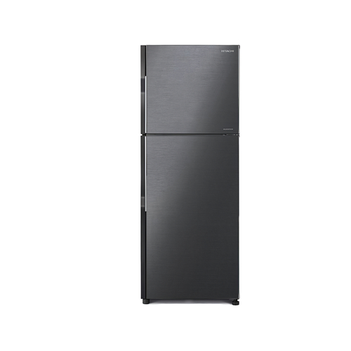 Hitachi refrigerator, size 12 feet, capacity 330 liters - Product details: Electric refrigerator Hitachi brand Size: 12 feet - Capacity: 330 liters - Color: Silver Features: - Contains LED lighting - Adjust the temperature mechanically A large and varied space - Rotating movable ice tray - It is suitable for solar energy to draw electricity from 60 to 78 watts and less electricity consumption - One year warranty + 10 compressors