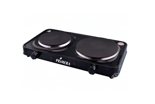 Electro House  - Primera electric cooker - Product details: Primera electric cooker, 2 burners - Power: 2500W - Electric voltage: 220 - 240V - black color Dual heat control + indicator light Fast heating element - Easy to clean and use - One year comprehensive warranty - High quality