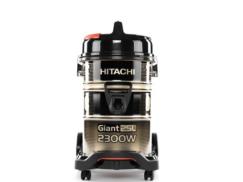 Hitachi vacuum cleaner, power 2300, capacity 25 liters - Product details: Hitachi brand vacuum cleaner - Power 2300W - 25 liter dust capacity with dust indicator It contains a washable cloth filter Multi-angle head - Twist-free hose with hose holder - made in Japan - One year comprehensive warranty - High quality