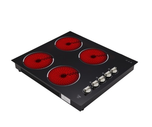 Electro House  - Thompson 4 burner cooker - Product details: Thompson 4 burner cooker - Power: 6000W - Cooker size: 60 cm Dimensions of the cooker: 59 * 52 cm - Control by key - Made in italy - 7 years comprehensive warranty