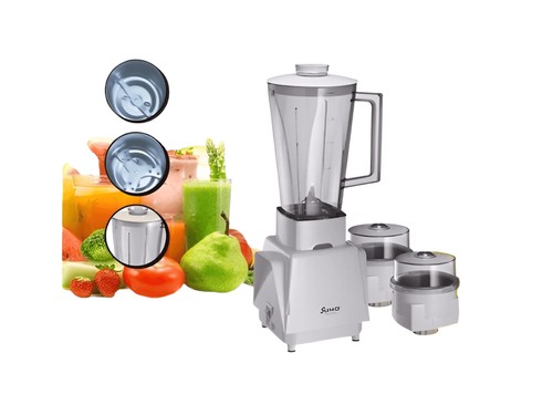 Sumo blender + 2 grinder - Product details: Sumo Mixer - Mixer + 2 electric grinders - White color - Power: 300W - Volume: 1.2 liters Model: SX-242 Blades: stainless steel Features a removable filler cap for easy filling - Easy to use and clean - One year comprehensive warranty