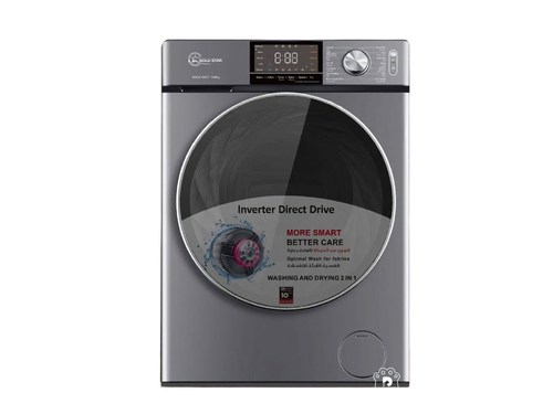 Electro House  - Gold Star washing machine, size 12 kg, dryer capacity 9 kg - : Product details - Automatic washing machine and dryer from Gold Star - Washing machine capacity: 12 kg - Drying capacity: 9 kg - Maximum rotation speed: 1200 rpm - It has a digital screen - Inverter motor - One year comprehensive warranty + 10 years for the motor