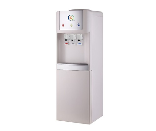 - Hot and cold water dispenser - : Product details - Hot and cold water dispenser - Brand: LC - White color - 3 faucets - Options for hot, medium and cold water - Double protection to prevent overheating - Water position: “gallon” of water, loaded from the top - High quality - One year comprehensive warranty + 5 years compressor