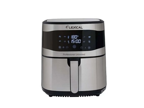 Laxelle air fryer - : Product details - Laxelle air fryer - Power: 1800W - Capacity: 8 litres - Smart digital screen - Features non-slip bases - Durable stainless steel exterior that will not rust - Possibility of automatic shutdown to add ingredients during the cooking process - One year comprehensive warranty - High quality