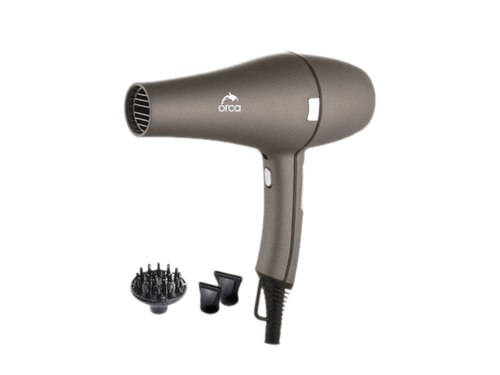 Electro House  - Orca 9919 hair dryer - Product details: Orca hair dryer - Power: 2200W It has 2 speeds + 4 heat settings It features automatic overheat protection It has a long life AC motor - One year comprehensive warranty