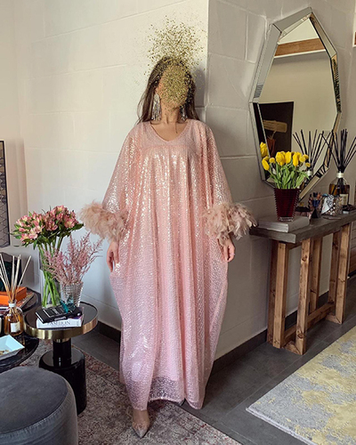 Free Size Pink Sparkling Dress - Length 56 Please provide us with your size and length details in the note box

Note: All orders on this item are pre-orders and will take 2-7 business days.