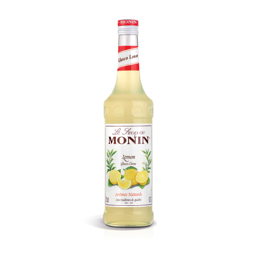 Balsamic  - Monin Glasco Lemon Syrup 700 ML - France - One of the first flavours developed by MONIN in the syrup range, Glasco Lemon bottles the sweet and sour, refreshing taste of lemons from the groves of Southern Italy. Famed for its refreshing smell and tart flavour, the lemon is the acidic fruit of a small evergreen tree native to Asia. Its origin is something of a mystery, although it is thought to have originated from India and first entered Europe near Southern Italy in 1 AD. The juice, rind and zest of the lemon are all used in cooking, baking and to flavour drinks such as lemonade. Awaken the taste buds by adding the invigorating lemon juice taste and aroma of MONIN Glasco Lemon syrup to cocktails, sodas, and teas