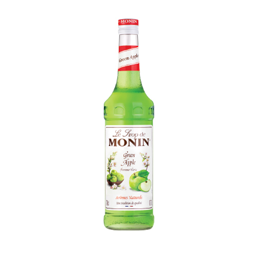 شراب التفاح الأخضر 700 ML - فرنسا - نكهة الأكثر مبيعا في الهند ، يتم استخدام MONIN Green Apple syrup لصنع 'Appletini' الشهير. واحدة من أكثر الفواكه شعبية وزراعة على نطاق واسع في العالم ، كان التفاح رمزا للحب والجمال والوفرة منذ العصور القديمة ، عندما كان 