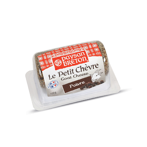 Balsamic  - PAYSAN BRETON GOAT LOG CHS PB PEPPER 100GM