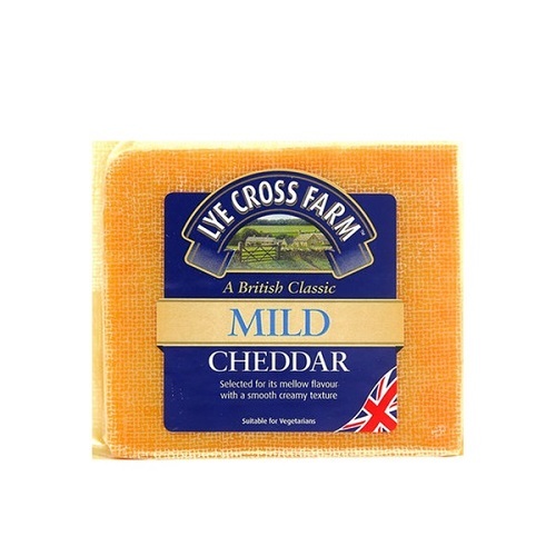 Balsamic  - LYE Cross Farm Mild Red Cheddar 200 G - UK - Flaky in texture with a delicately sweet flavour