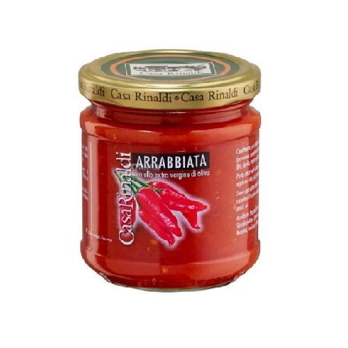 Balsamic  - CASA RINALDI ARRABIATA TOMATO SAUCE 190G-ITALY - CASA RINALDI ARRABIATA TOMATO SAUCE 190G-ITALY