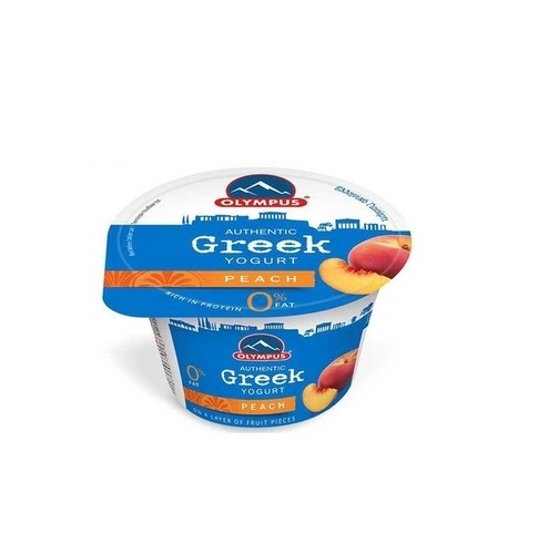 Olympus Greek Yogurt Peach Fat Free 150 G - Greece - The Trad national Super Food