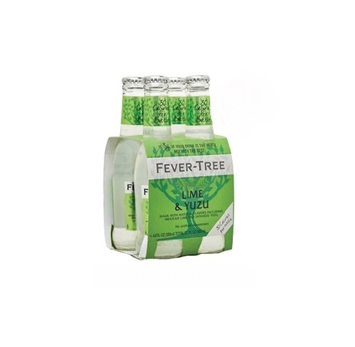 Balsamic  - Fever Tree Lime and Yuzu Soda Water 4 x 200 ml - Fever Tree Lime & Yuzu Soda Water with no artificial sweetener