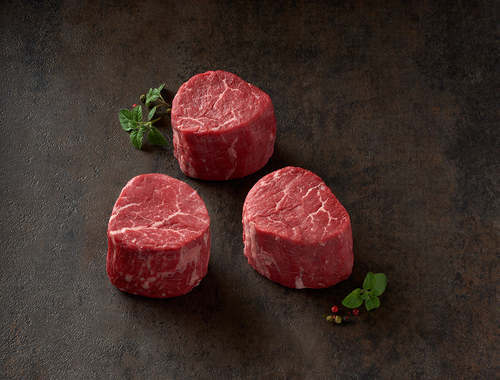 بكالوريس بلاك انجوس تندرلوين ستيك مبرد( 500 غ ) - استراليا - Two Steaks 250g Each