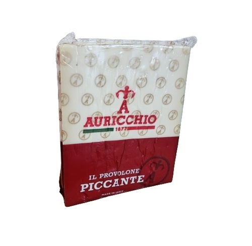 PROVOLONE PICCANTE CHEESE 250 G - ITALY - Provolone piccante is a semi-hard stretched cheese made from cow milk. Provolone Piccante's sharper flavor makes it a great addition to a cheese plate, as a snack, or grated onto pizzas, salads, pasta, or anything that usually has a cheese topping.