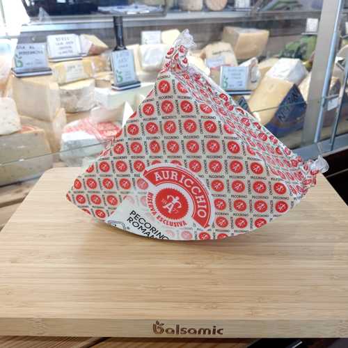 PECORINO ROMANO AOP   250g - Italy - Made from sheeps milk and aged for a minimum of five months, this cheese offers a rich, sharp, and salty flavor. Its a hard, granular cheese, perfect for grating over pasta, salads, or even soups. Its robust taste also makes it a great addition to any cheese platter.