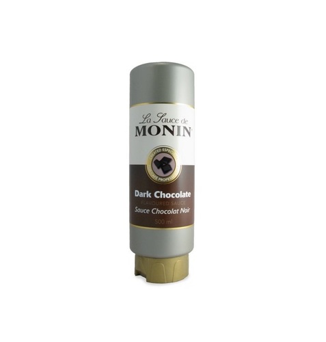 Balsamic  - Monin Dark Chocolate Sauce 500 ML - France - The origins of chocolate stretch back at least 4,000 years. The ancient populations of Central America venerated cocoa beans and used them to make a hot, frothy and bitter drink called chocolatl. After Christopher Columbus introduced chocolate to Europe, the drink was to become a best seller