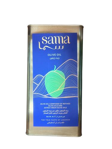 Sama Refind Olive Oil Mixed with Extra Virgin Olive Oils 5L