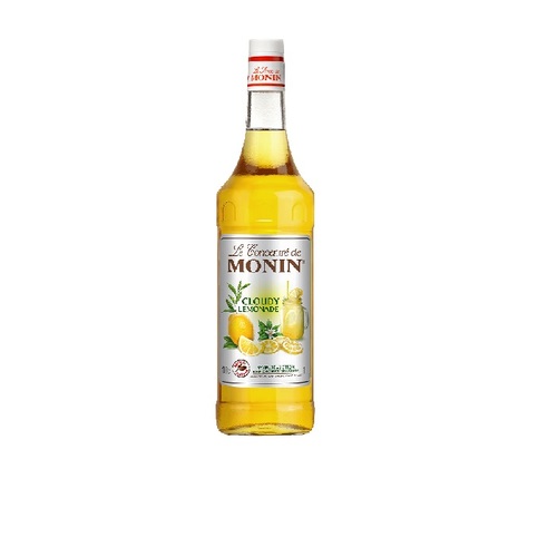 Monin Cloudy Lemonade 1 L - France - MONIN Cloudy Lemonade is the perfect combination of sweetness and fine acidity. Use it to make delicious homemade lemonade and other refreshing drinks.