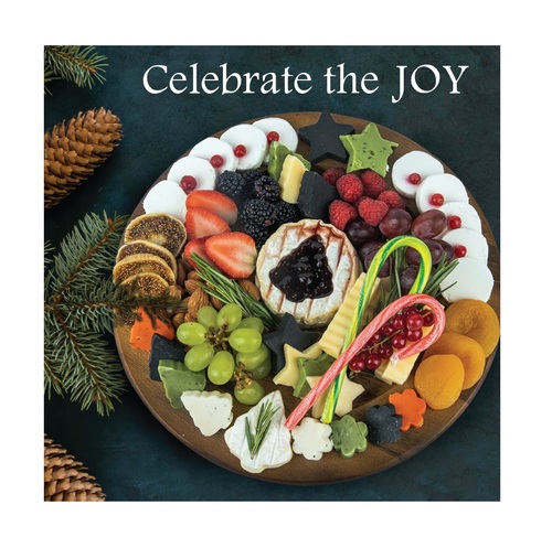 FESTIVITY ROUND CHEESE PLATTER - Serves 3 - 4 Persons4 Types of Premium European CheesesDried Fruits & NutsBread sticksSeasonal Fresh Fruits