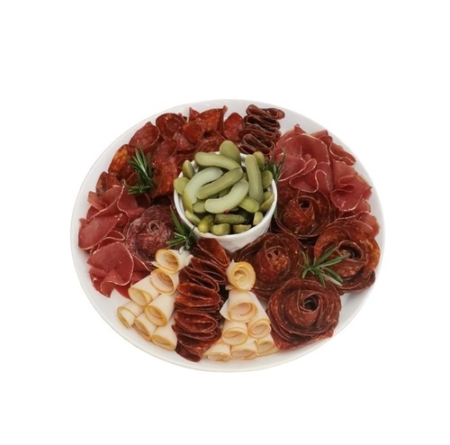 Cold Cut Platter - - Serves 5-6 Persons - 4 Types of premium Cols Cut With pickles - 2 portions of French  Butter