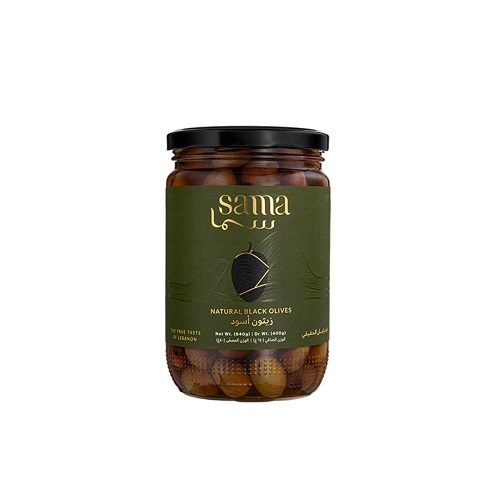 Sama Natural Black Olives 400g