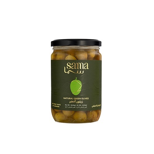 Sama Natural Green Olives 400gm