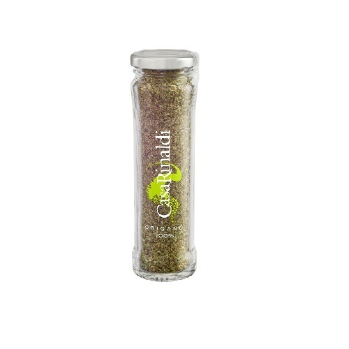 CASA RINALDI OREGANO 30G-ITALY - Oregano leaves and inflorescences are harvested in summer in the Mediterranean areas and then dried, cleaned, cut and selected. This is how Casa Rinaldi oregano is produced, now available in a practical 30-gram jar.
Oregano is the fundamental ingredient of typical Mediterranean dishes such as pizzas and caprese, but it is also ideal on fish, meat and pasta sauces.
Casa Rinaldi oregano blends perfectly with intense flavors and fits really well with tomato or garlic, meat, sauces and marinades.